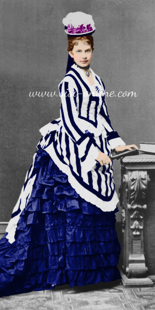 Gisela, aartshertogin van Oostenrijk, rond 1874. 